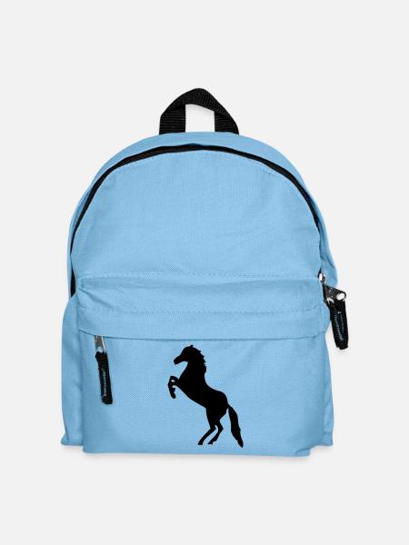 Pferd - Pferde - Kinder Rucksack - Hellblau