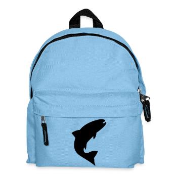 forelle_f1 - Kinder Rucksack - Hellblau - Vorne