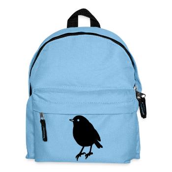 Vogel Bird Geschenk Geschenkidee - Kinder Rucksack - Hellblau - Vorne