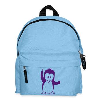 Cute Penguin Antarctica South Pole Zoo Animal Bird Cool - Kids' Backpack - light blue - Front