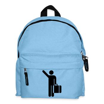 Originaire personne de cabine - Sac à dos Enfant - bleu clair - Devant