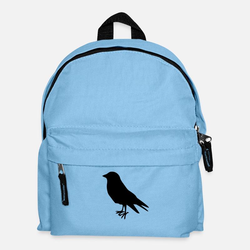 early bird bird birds - Kids' Backpack - light blue