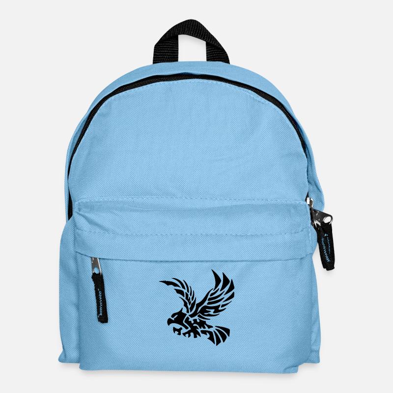 tribal eagle - Kids' Backpack - light blue