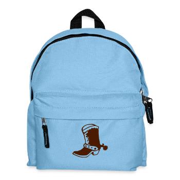 botte cowboy western 1 - Sac à dos Enfant - bleu clair - Devant