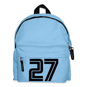 27 - Kinder Rucksack - Hellblau - Vorne