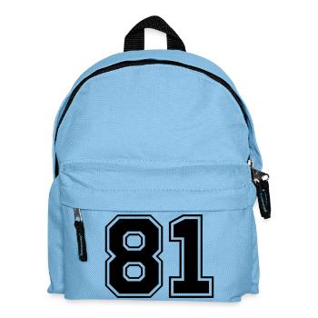 81 - Kids' Backpack - light blue - Front