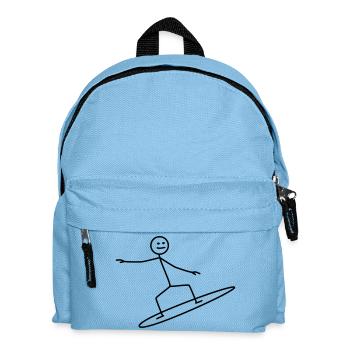 surfer - Kids' Backpack - light blue - Front
