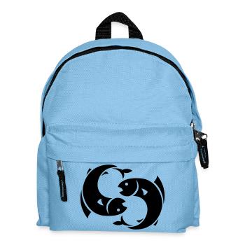 Fisch - Kinder Rucksack - Hellblau - Vorne