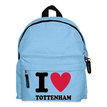 I LOVE TOTTENHAM - Kids' Backpack - light blue - Front
