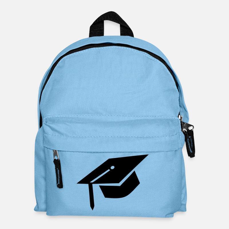 graduation cap - Kids' Backpack - light blue