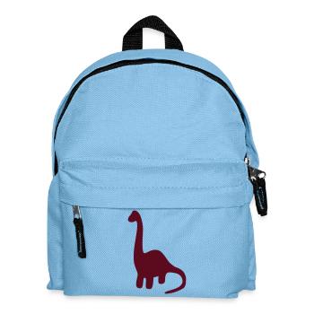 Dinosaur Silhouette Long neck gift earlier - Kids' Backpack - light blue - Front