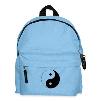 Yin-und-Yang - Kinder Rucksack - Hellblau - Vorne