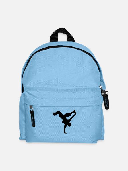 bboy_____f1 - Kids' Backpack - light blue
