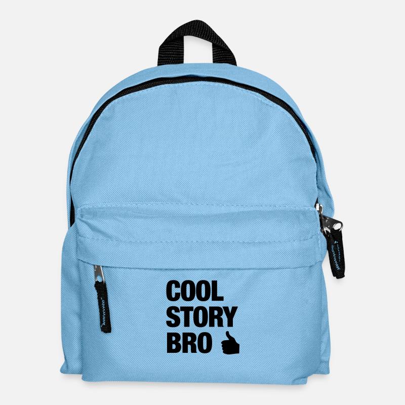 Cool Story Bro Thumb Up - Kinder Rucksack - Hellblau