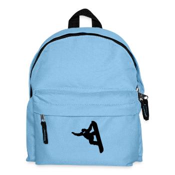 Snowboarding - Kinder Rucksack - Hellblau - Vorne