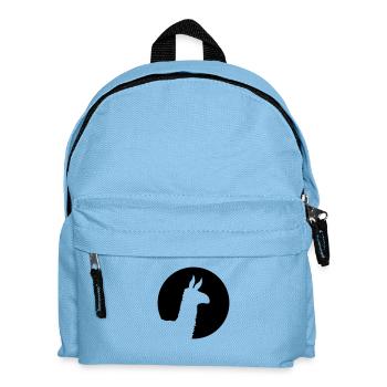 lama - Kinder Rucksack - Hellblau - Vorne