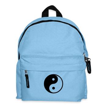 Symbole Yin Yang - Sac à dos Enfant - bleu clair - Devant