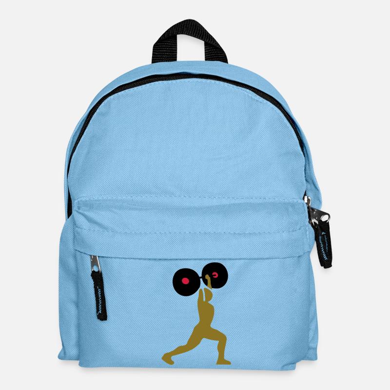 weight lifting - Kids' Backpack - light blue