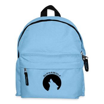 Alphawolfschriftpfad - Kinder Rucksack - Hellblau - Vorne