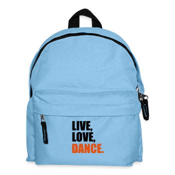 dance - Kids' Backpack - light blue - Front