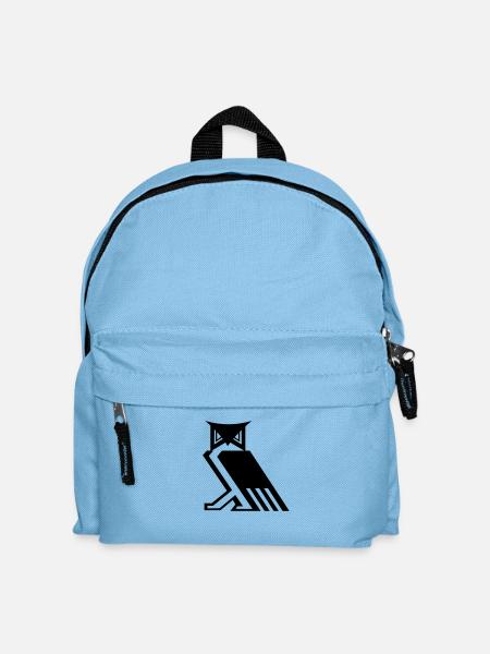 bohemian_owl - Kinder Rucksack - Hellblau
