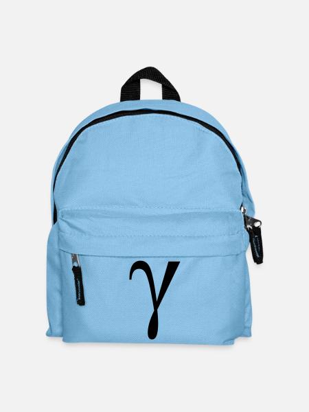 Gamma griechischer Buchstabe - Kinder Rucksack - Hellblau