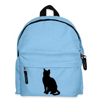 Vector Cat Silhouette - Sac à dos Enfant - bleu clair - Devant