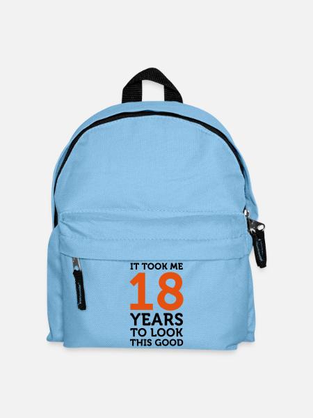 It took 18 years to look so good! - Kids' Backpack - light blue