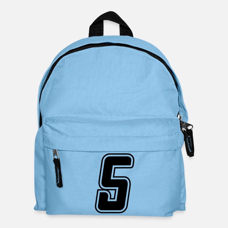 Numéro 5 - Sac à dos Enfant - bleu clair