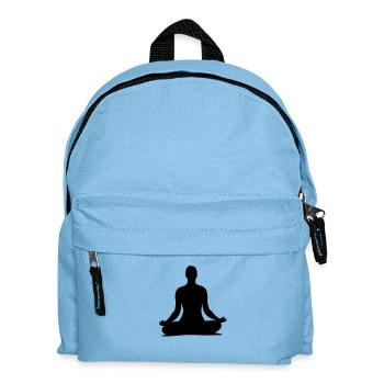 yoga___f1 - Kinder Rucksack - Hellblau - Vorne
