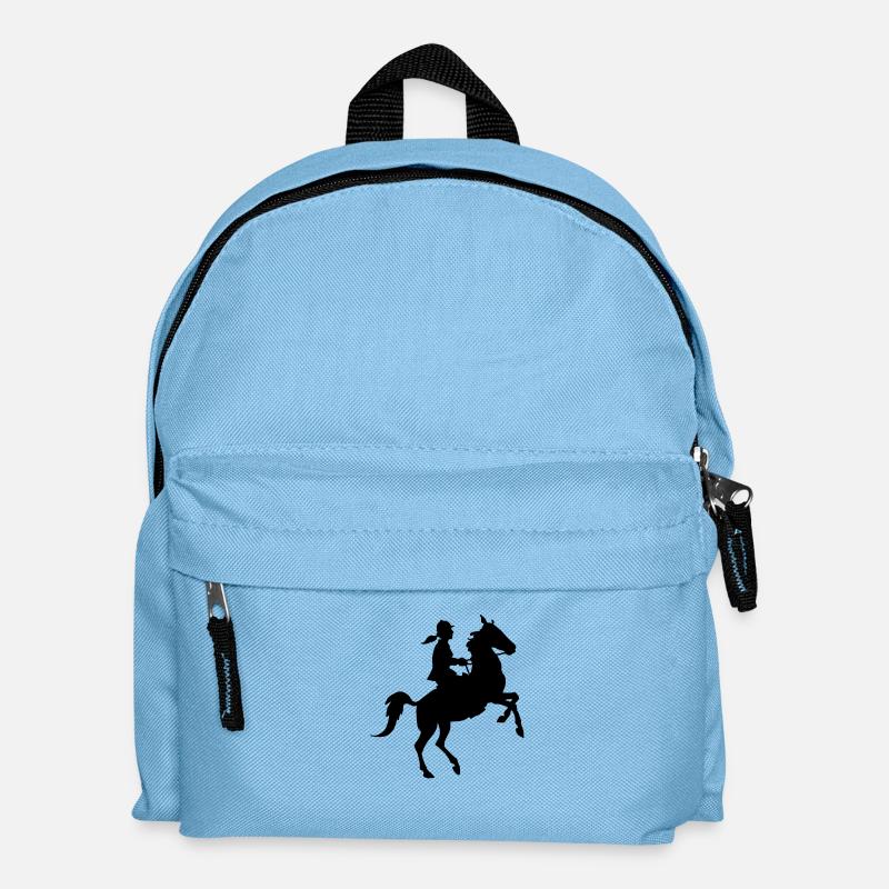 Cavalière - Sac à dos Enfant - bleu clair