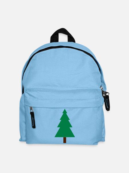 Tannenbaum - Kinder Rucksack - Hellblau