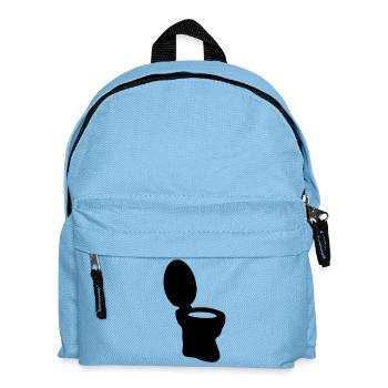 Toilettes bol toilettes Symbole - Sac à dos Enfant - bleu clair - Devant