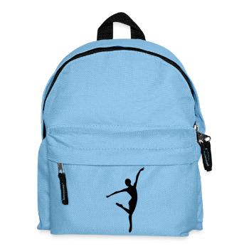 Ballett - Ballerina - Kinder Rucksack - Hellblau - Vorne