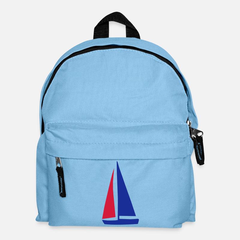 Segelboot - Kinder Rucksack - Hellblau
