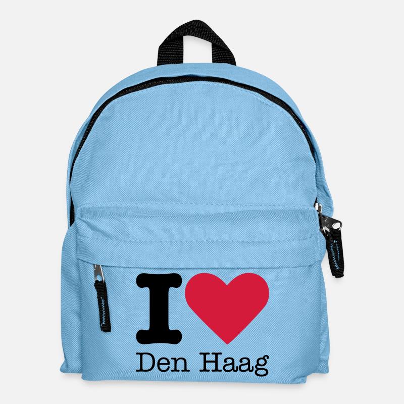 I Love Den Haag - Kids' Backpack - light blue