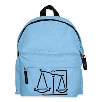 Zodiac horizontal - Kids' Backpack - light blue - Front