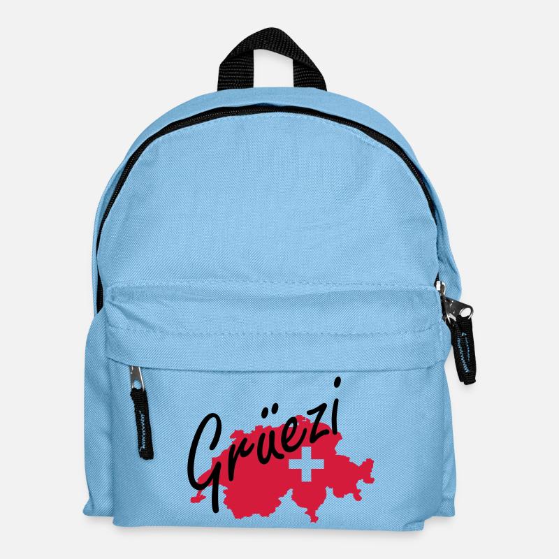 grüezi - Kinder Rucksack - Hellblau