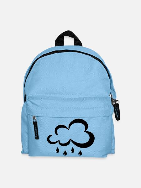 Rain cloud - Kids' Backpack - light blue