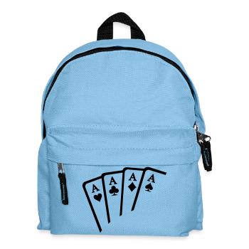 Poker - Sac à dos Enfant - bleu clair - Devant