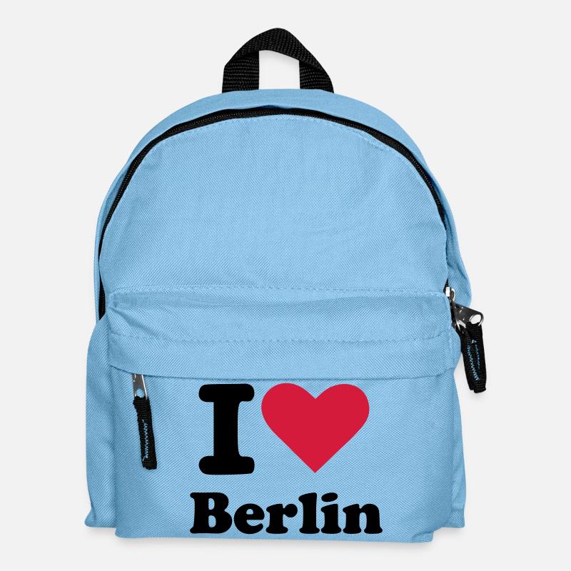 Berlin - Kinder Rucksack - Hellblau
