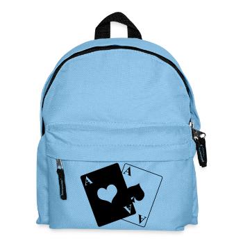 Pair of ace - Kids' Backpack - light blue - Front