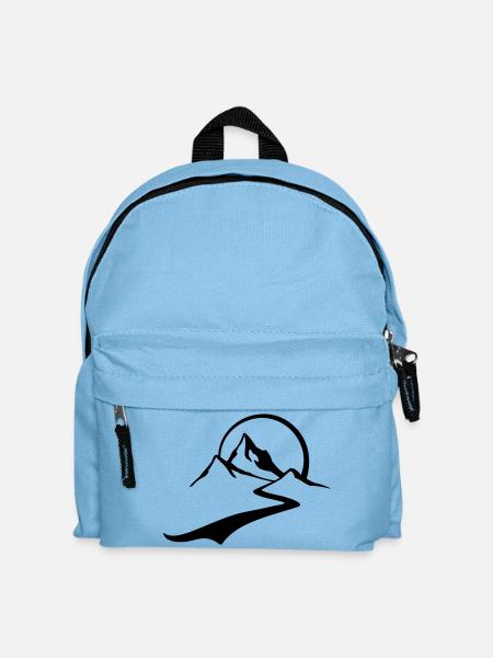 berg_tour - Kinder Rucksack - Hellblau