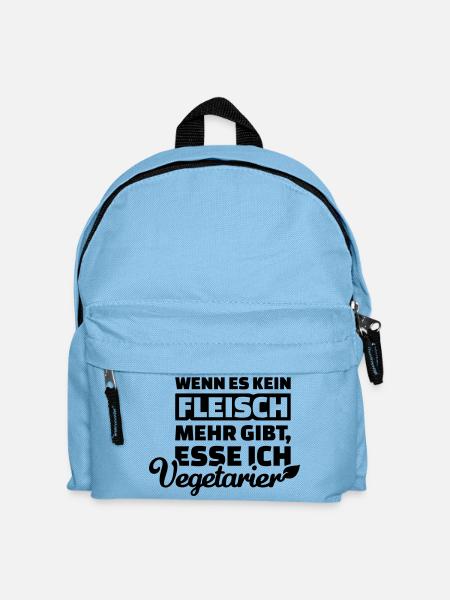 Fleisch - Kinder Rucksack - Hellblau