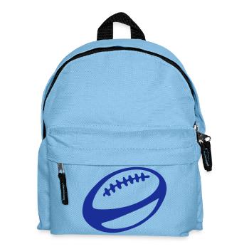 ballon rugby 2409 - Sac à dos Enfant - bleu clair - Devant