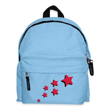 sterne - Kinder Rucksack - Hellblau - Vorne