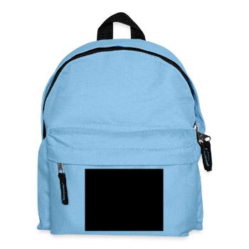 rechteck - Kinder Rucksack - Hellblau - Vorne