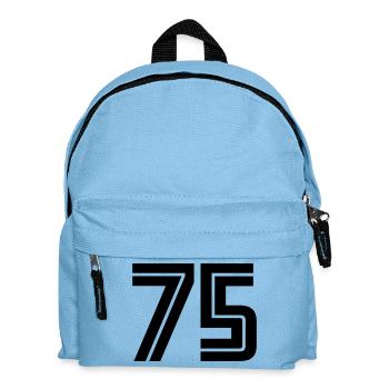 75 - Kinder Rucksack - Hellblau - Vorne