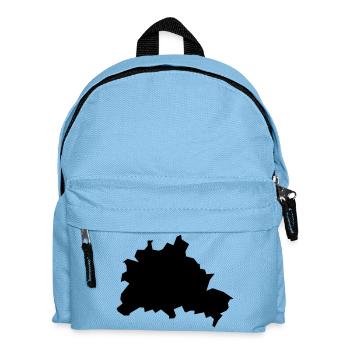 Berlin - Kinder Rucksack - Hellblau - Vorne
