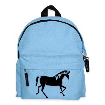 horse - Sac à dos Enfant - bleu clair - Devant